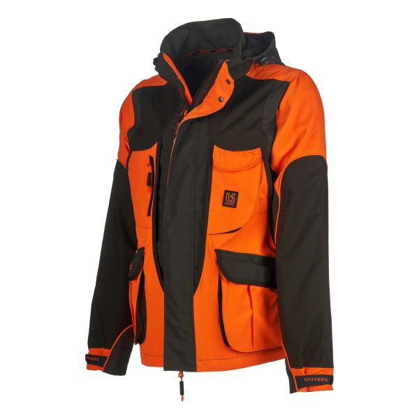 Veste de chasse en cuir, veste traditionnelle, comme neuve, en cuir de porc