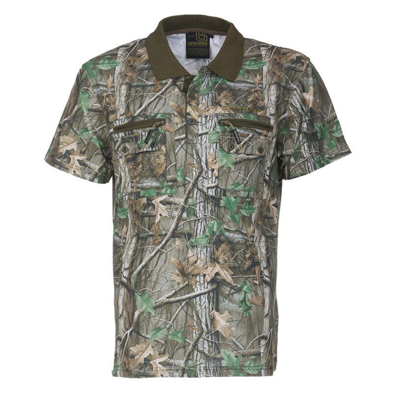 Polo de chasse Homme Univers CAMO ZIP 94494